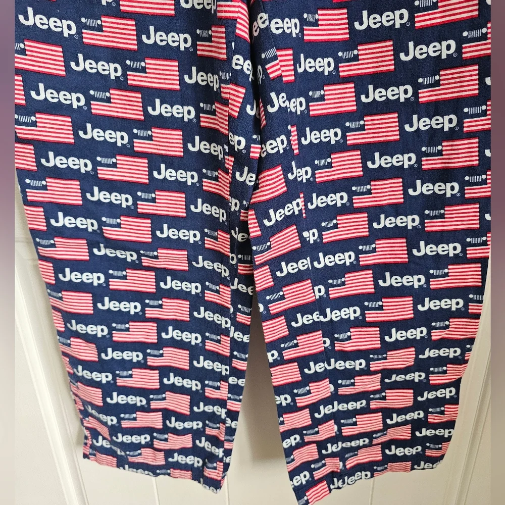 NWOT JEDCO Jeep Mens 100% Cotton Lounge Sleep Bottoms Pants - Picture 3 of 5